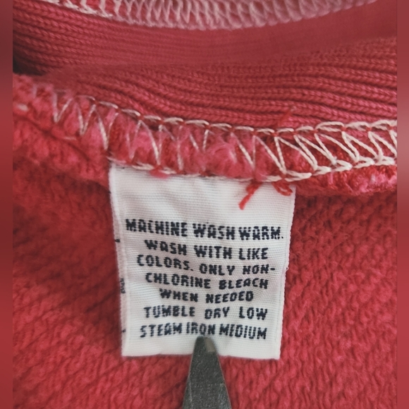 Polo Ralph Lauren Pink Crewneck Side Panel Sweatshirt Size M (F2) - Picture 5 of 7